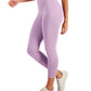 ID Ideology Leggings femininas de compressão, cintura alta, bolso lateral, comprimento 7/8, roxas