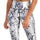 Leggings femininas de compressão elástica com bolsos e absorção de umidade da Ideology, roupa esportiva, cintura alta, branca, tamanho XX-G