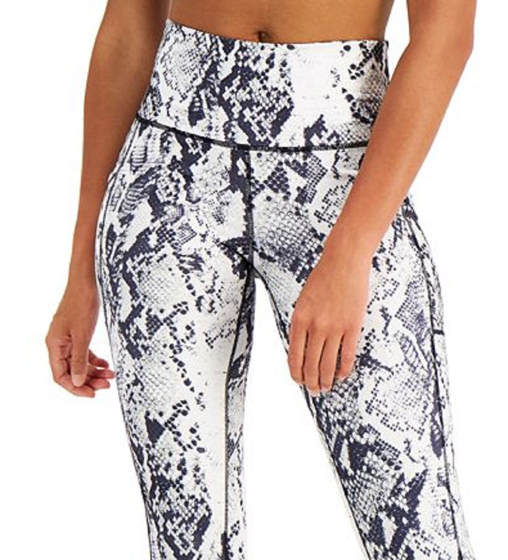 Leggings femininas de compressão elástica com bolsos e absorção de umidade da Ideology, roupa esportiva, cintura alta, branca, tamanho XX-G