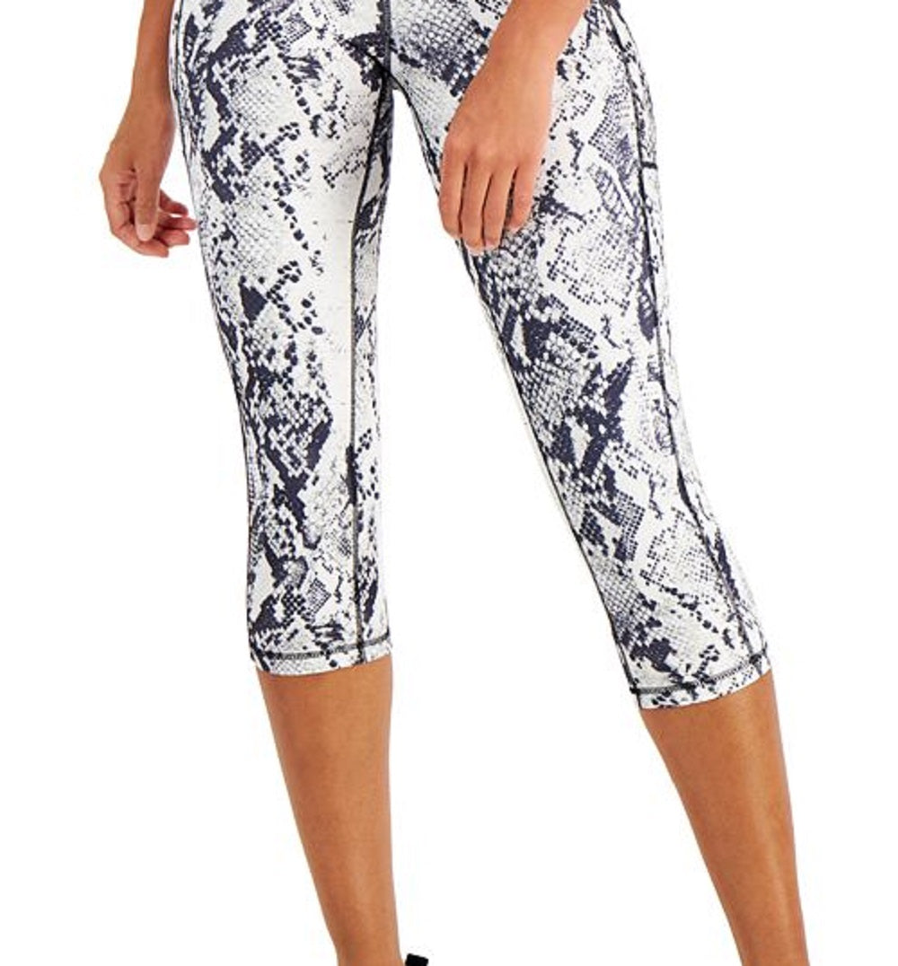 Leggings femininas de compressão elástica com bolsos e absorção de umidade da Ideology, roupa esportiva, cintura alta, branca, tamanho XX-G