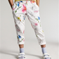 Calças afuniladas florais slim fit masculinas da INC International Concepts, tamanho XX-G, brancas