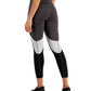Leggings femininas Colorblock ID Ideology, pretas, tamanho XX-G