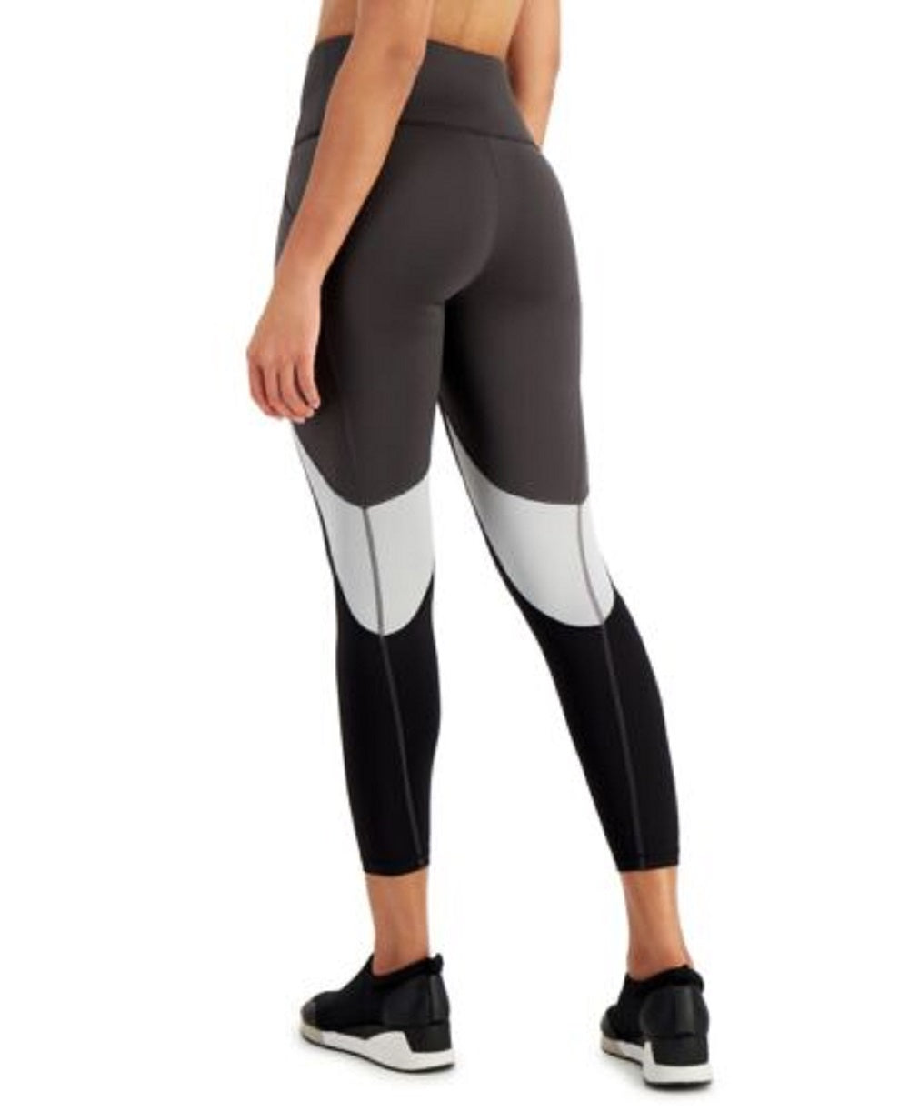 Leggings femininas Colorblock ID Ideology, pretas, tamanho XX-G