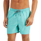 INC International Concepts Calção de banho masculino regular fit secagem rápida cor sólida 5 azul tamanho extragrande