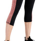 Leggings cropped femininas Ideology Colorblocked, tamanho X-S