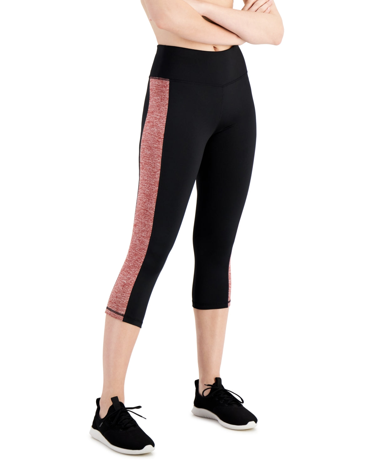Leggings cropped femininas Ideology Colorblocked, tamanho X-S