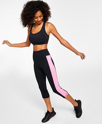Legging cropped feminina ID Ideology Colorblocked rosa tamanho XX-G