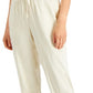 Calça Jogger Feminina Alfani Branca Tamanho P