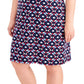 Vestido camiseta feminino Karen Scott com mangas divididas, azul, tamanho 1X