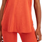 Conjunto de moletom feminino ID Ideology, regata vermelha, tamanho X-S