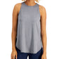 Conjunto de moletom feminino ID Ideology, regata cinza, tamanho XXL