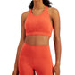 Conjunto de moletom feminino Allbrand365, sutiã esportivo de baixo impacto, vermelho, tamanho GG