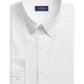 Camisa social masculina Club Room Slim Fit de algodão Oxford, branca, tamanho XX-G