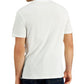 Sun Stone Masculino Mix Media Texturizado Patchwork Henley Branco Tamanho Grande