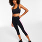 Leggings femininas ID Ideology pretas tamanho médio