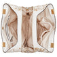 INC International Concepts Bolsa feminina Trippii Snake com relevo, branca, tamanho regular