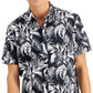 Camisa Modern Palm Masculina INC International Concepts Preta Tamanho Médio