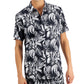 Camisa Modern Palm Masculina INC International Concepts Preta Tamanho Médio