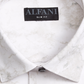 Camisa social masculina Alfani Slim Fit com elasticidade em 4 direções, branca, tamanho 15,5 x 34 x 35