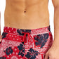 Club Room Masculino Floral Bandana 7 Calções de Banho Vermelho Tamanho XX-Grande