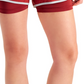 ID Ideology Shorts Feminino Performance Layered Look Vermelho Tamanho XS
