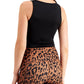 ID Ideology Top curto sem mangas feminino preto tamanho grande