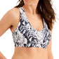 Sutiã esportivo de baixo impacto com estampa de cobra ID Ideology feminino, tamanho X-S