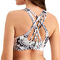 Sutiã esportivo de baixo impacto com estampa de cobra ID Ideology feminino, tamanho X-S