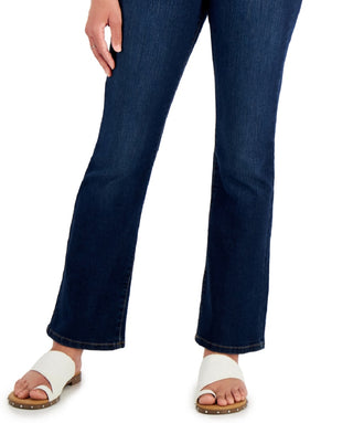 Jeans Bootcut de cintura alta feminino Style &amp; Co, azul, tamanho 18