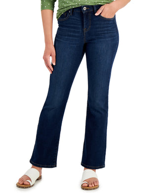 Jeans Bootcut de cintura alta feminino Style &amp; Co, azul, tamanho 18