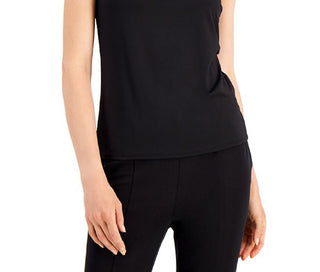Camiseta regata feminina Alfani preta tamanho pequeno
