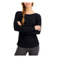 ID Ideology Top feminino cruzado preto tamanho XX-G