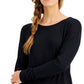 ID Ideology Top feminino cruzado preto tamanho XX-G