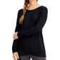 ID Ideology Top feminino cruzado preto tamanho XX-G