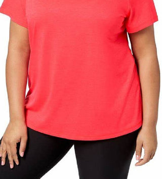Camiseta Ideology Plus Rapidry Gola V Performance Feminina Vermelha Tamanho 3X