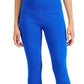 ID Ideology Leggings de compressão femininas, cintura alta, comprimento com bolso lateral, azul, tamanho pequeno