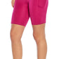 ID Ideology Shorts de ciclismo feminino com bolso e cintura alta, roxo, tamanho extrapequeno
