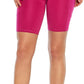 ID Ideology Shorts de ciclismo feminino com bolso e cintura alta, roxo, tamanho extrapequeno