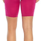 ID Ideology Shorts de ciclismo feminino com bolso e cintura alta, roxo, tamanho extrapequeno