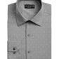 Camisa social masculina Alfani Slim Fit com elasticidade bidirecional, cinza, tamanho 32x33