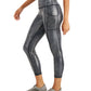 Calça Ideology Feminina Stretch com Bolso e Absorção de Umidade e Compressão FPS 50, Cintura Alta, Preta, Tamanho GG