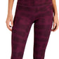 ID Ideology Leggings de compressão reversíveis 7/8 femininas, roxas, tamanho XX-G