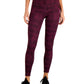 ID Ideology Leggings de compressão reversíveis 7/8 femininas, roxas, tamanho XX-G