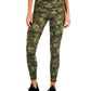 Leggings femininas Ideology Stretch com absorção de umidade e ventilação, camuflagem plana, cintura alta, verde, tamanho grande