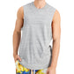 Camisa masculina Sun + Stone cor sólida, tamanho médio, cinza
