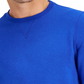 ID Ideology Moletom masculino de lã com gola redonda, azul, tamanho XX-G