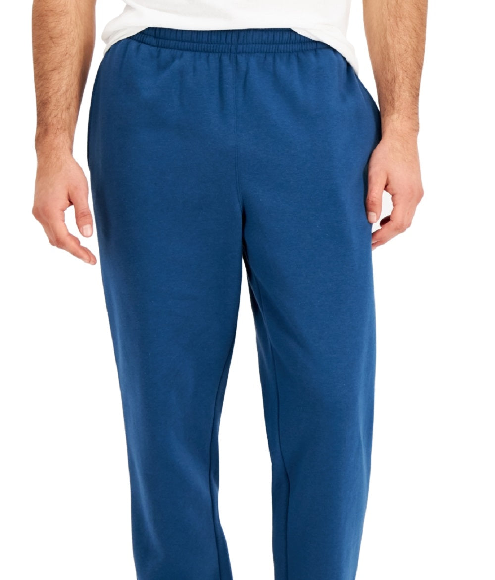 Calça de lã sólida masculina ID Ideology, azul, tamanho grande