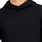 ID Ideology Moletom com capuz masculino de lã sólida, preto