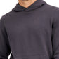 ID Ideology Moletom com capuz masculino de lã sólida, preto, tamanho XXX-G