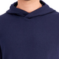 Id Ideology Moletom com capuz masculino de lã sólida azul marinho tamanho P